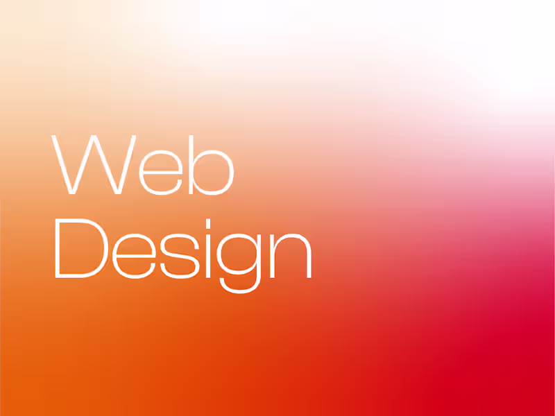 Cover image for Web design