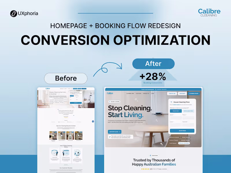 Cover image for Paid Traffic Landing Page Design for Booking (CRO & UX)