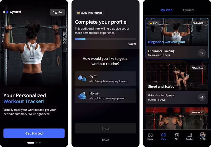 Cover image for Gymed - A Comprehensive Fitness App