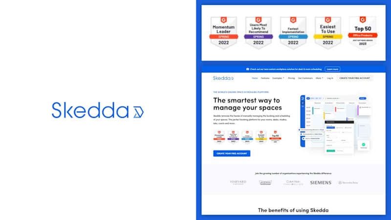 Cover image for Skedda Website Case Study