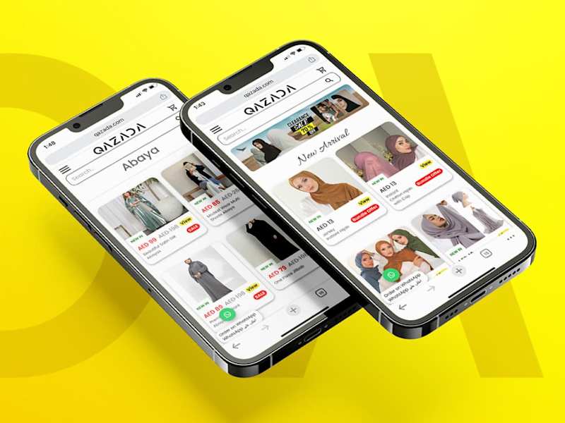Cover image for Qazada | Ecommerce Website UI/UX Design :: Behance