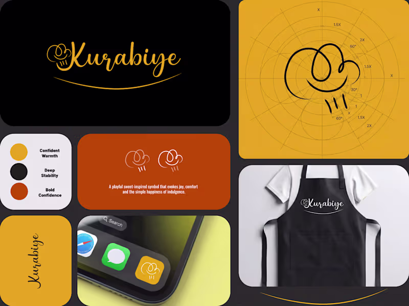 Cover image for Kurabiye Logo Design. 

A professionally