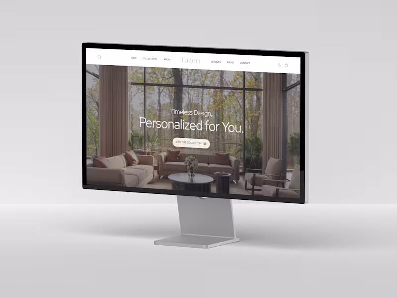 Cover image for Lagom Website Design