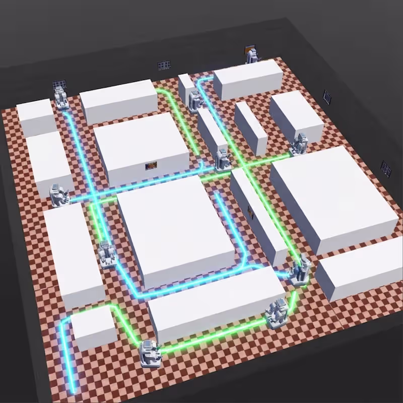 Cover image for I built and studied a multi-robot coordination system in Web...
