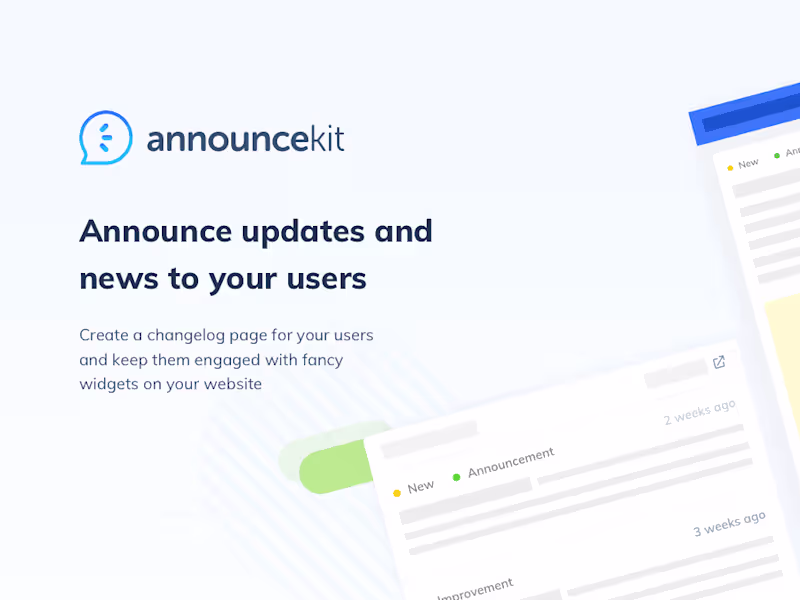 Cover image for AnnounceKit