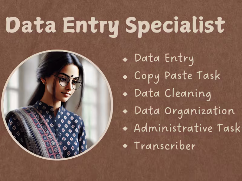 Cover image for Data Entry Specialist