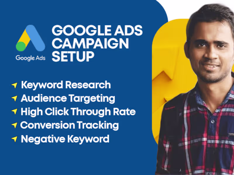 Cover image for I will setup and manage your google ads and meta ads