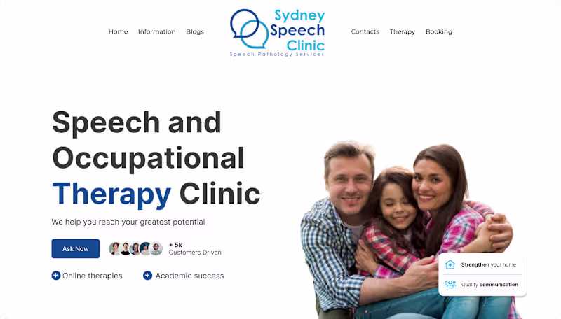 Cover image for Figma design of therapy clinic