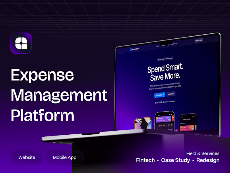 Cover image for ExpenWise | Finance Management Website & App Design (Framer)