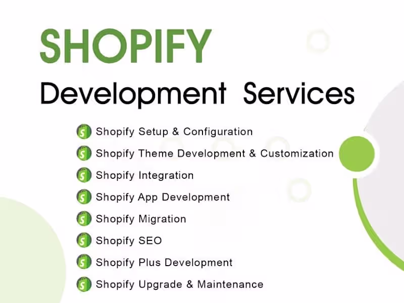 Cover image for I will create shopify store, shopify website,with suppliers
