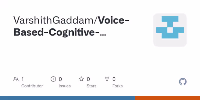 Cover image for Voice-Based Cognitive Decline Pattern Detection