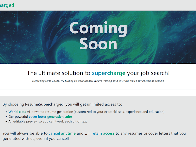 Cover image for ResumeSupercharged