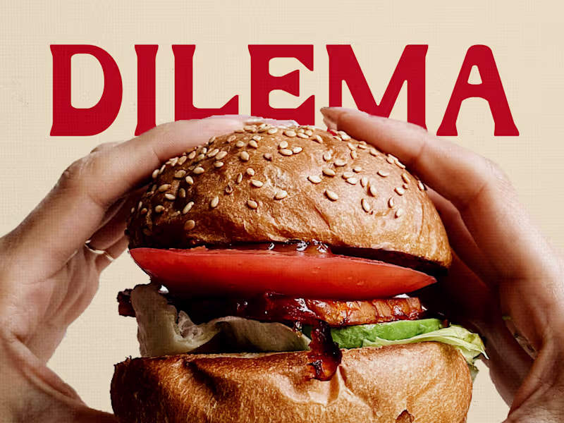 Cover image for Dilema Burgers Logo & Identity