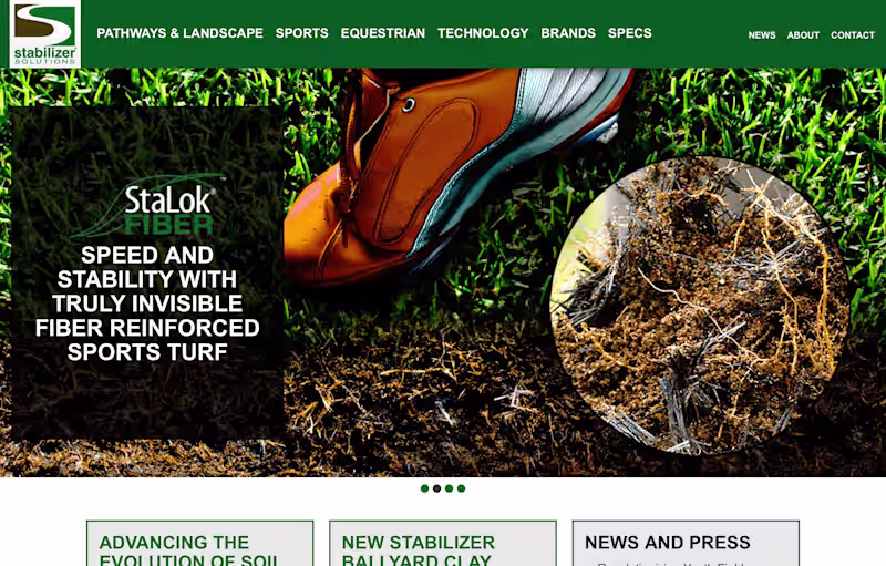 Cover image for Stabilizer Solutions website redesign