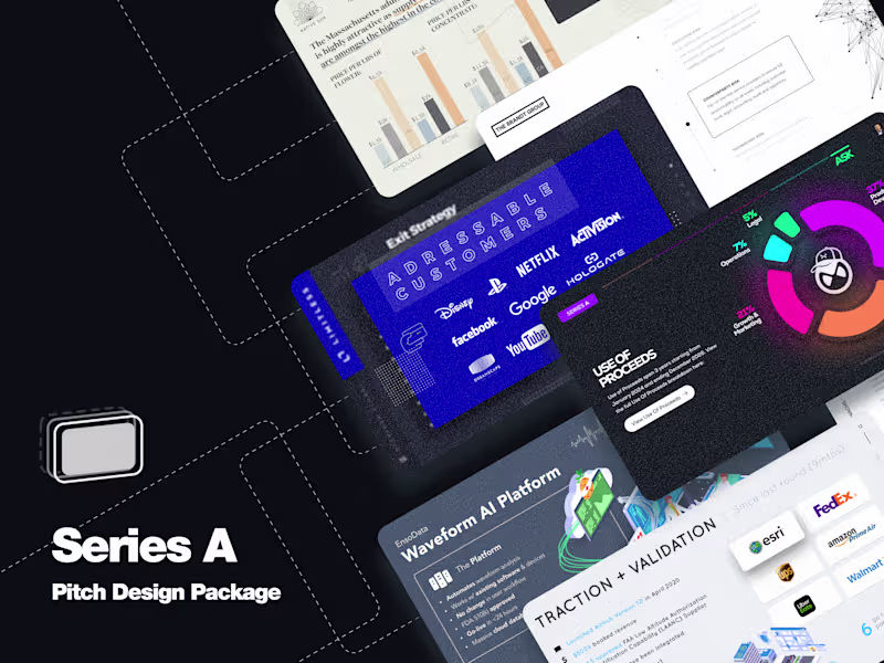 Cover image for Series A Pitch Deck Design Package