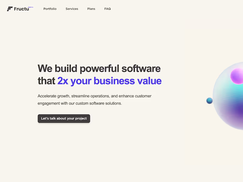 Cover image for Bubble Web App Development