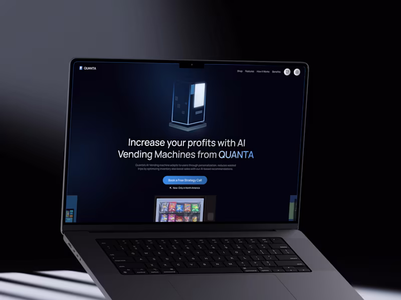 Cover image for Quanta: Full Website Design.