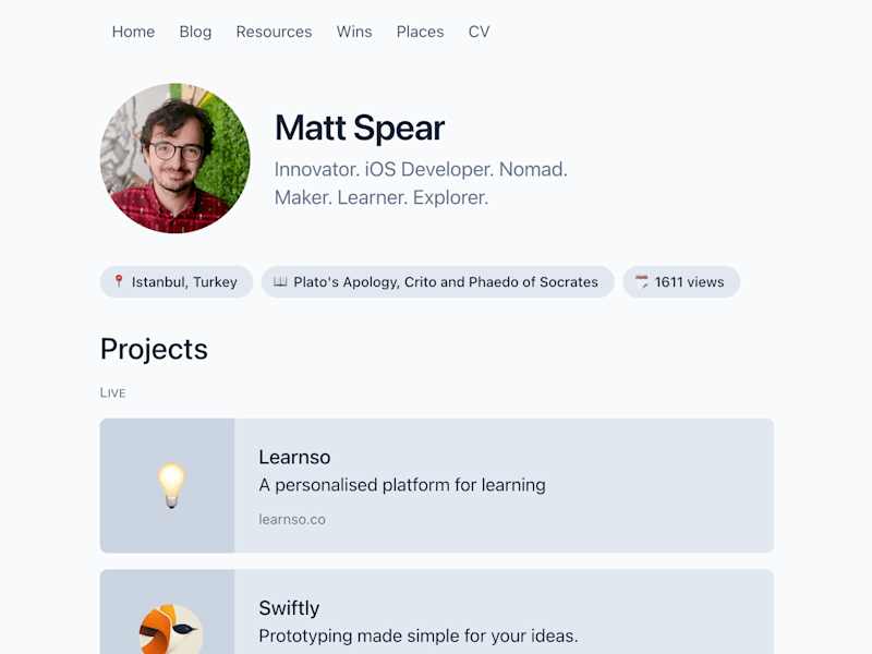 Cover image for mattspear.co