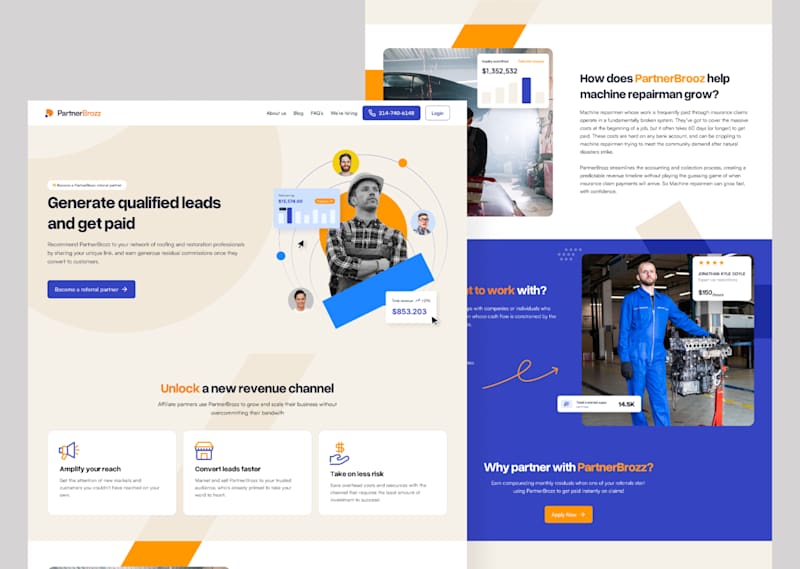 Cover image for PartnerBrozz - Affiliate Partner Page