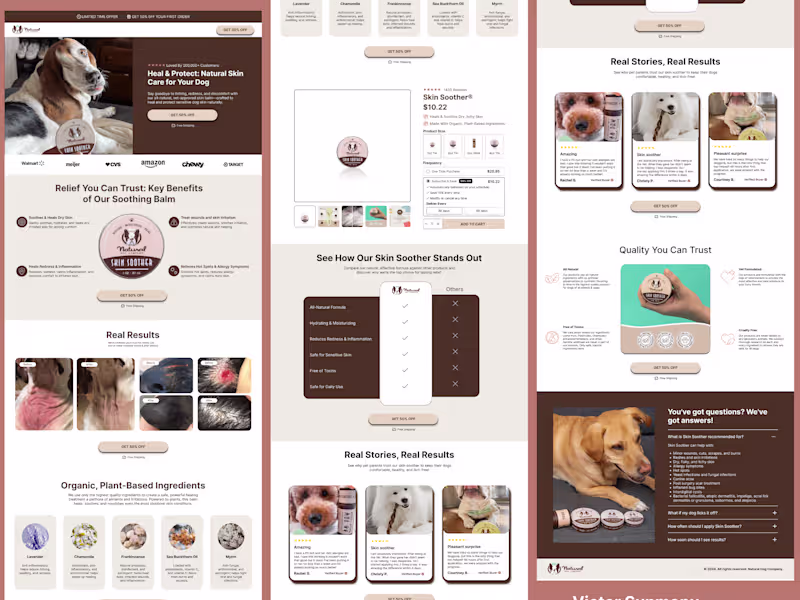 Cover image for Landing Page design