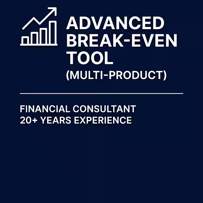 Cover image for Working on an advanced multi-product break-even analysis too...