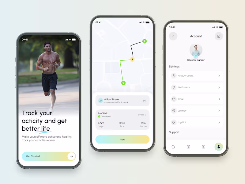 Cover image for Fitness App UI Design