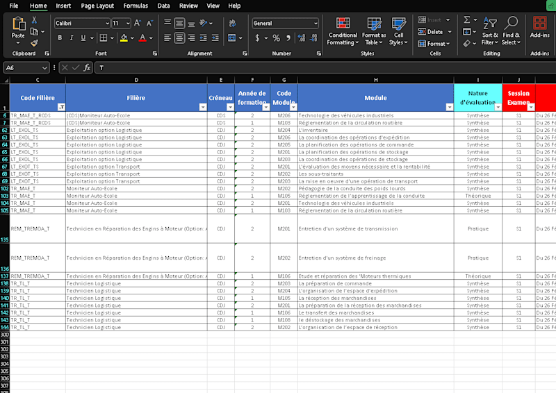 Cover image for 2023-2024 Semester 1 Exam Schedule for Programs
