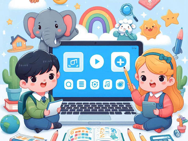Cover image for Kids e-learning mobile app