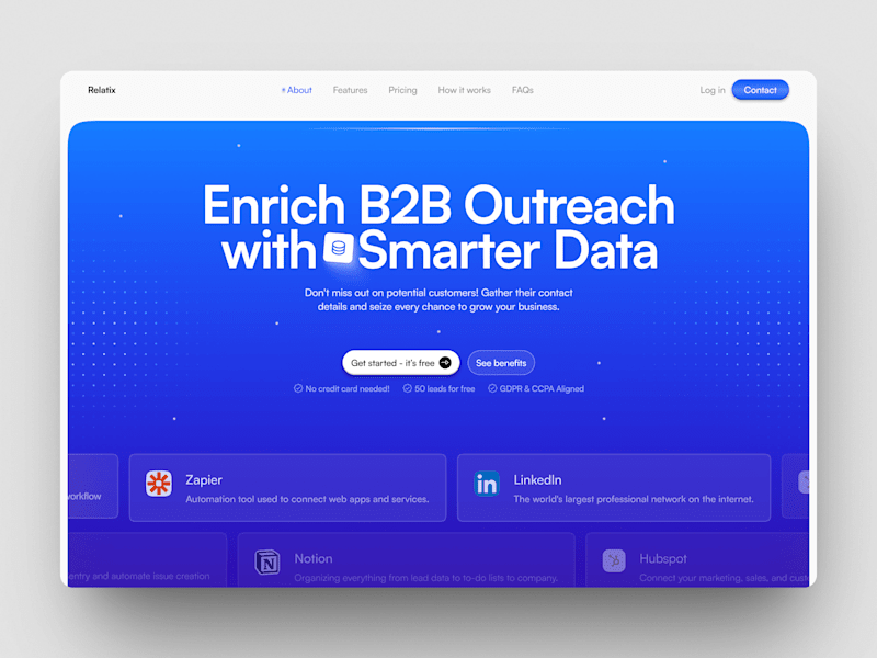 Cover image for Relatix B2B & CRM Website