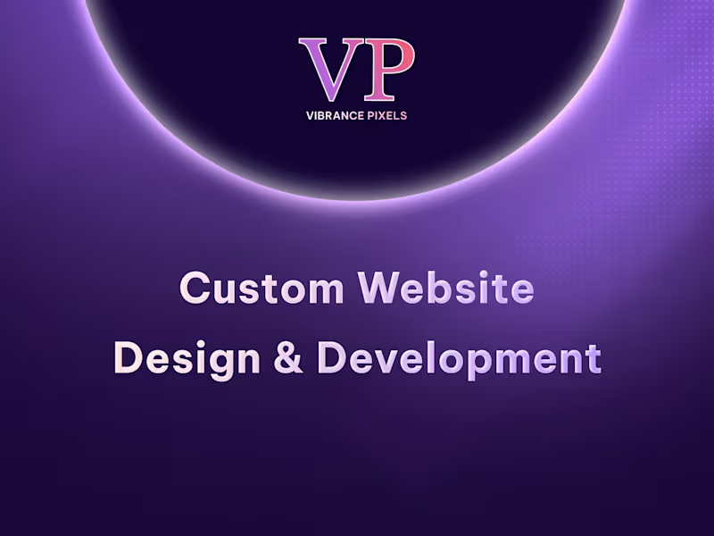 Cover image for Custom Website Design & Development