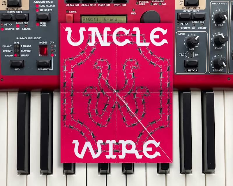 Cover image for New Identity for Uncle Wire Uncle Wire is an alternative-roc...