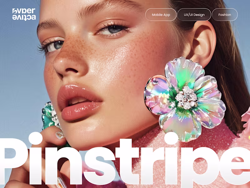 Cover image for HYPERACTIVE | E-COMMERCE | PINSTRIPE | MOBILE APP