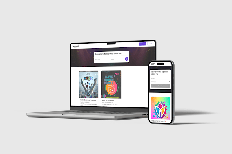 Cover image for Legggo ticketing website