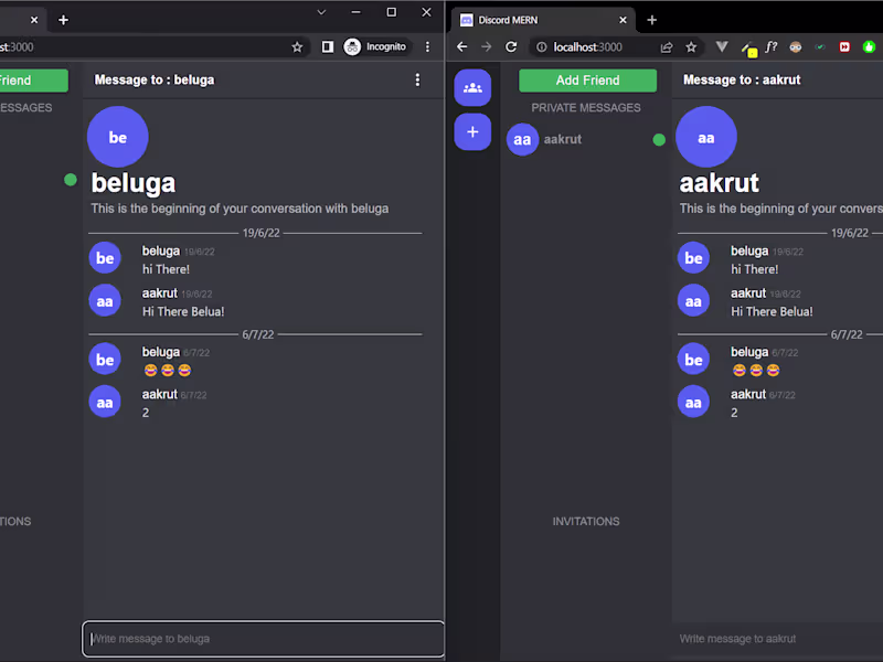 Cover image for Video and Chat application