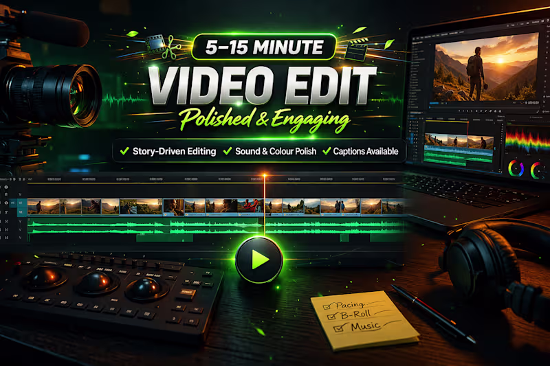 Cover image for 5-15 minute edit.