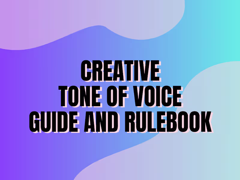 Cover image for Brand Messaging & Tone of Voice Guide and Consultation
