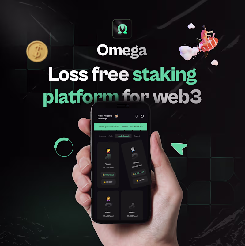 Cover image for Omega; loss free staking for defi