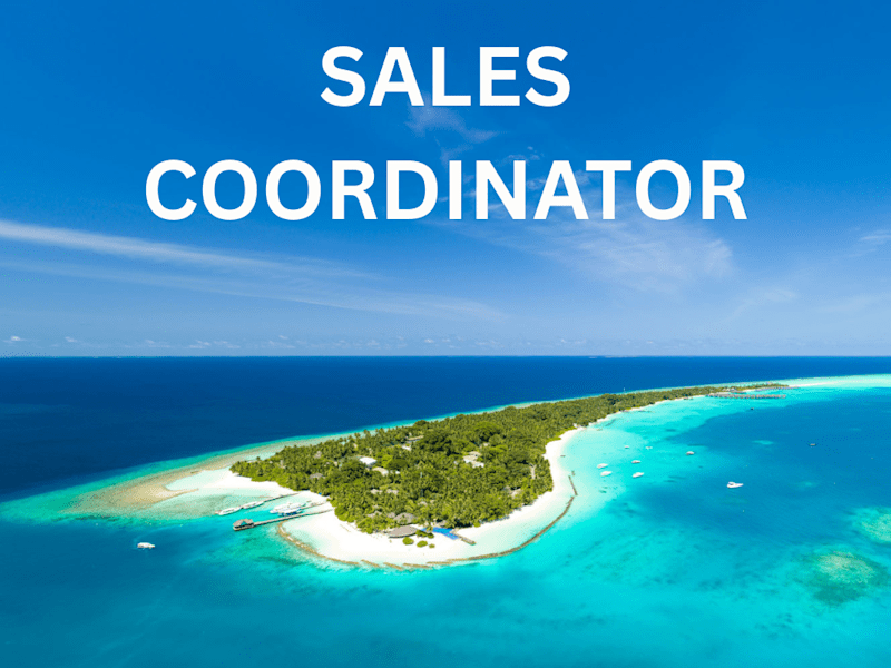 Cover image for Sales Coordinator for Kuramathi Maldives