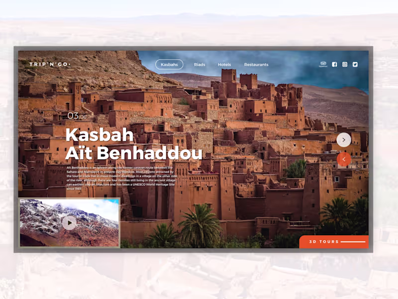 Cover image for Trip’n’Go. Travel UI
