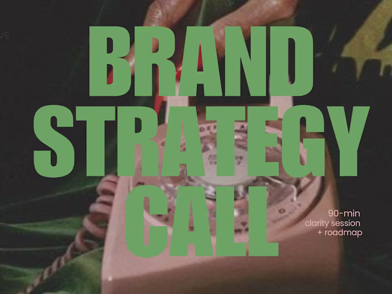 Cover image for Brand Strategy Call