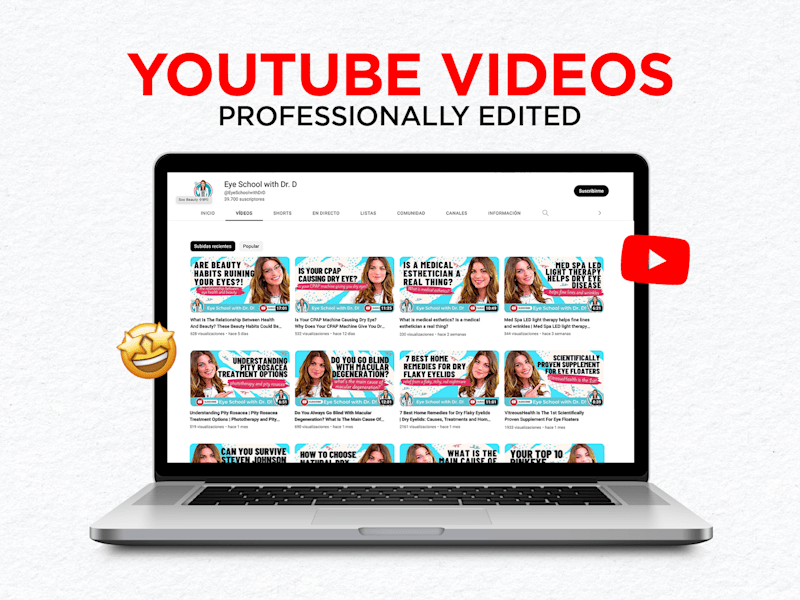 Cover image for Youtube Videos | Professionally edited 