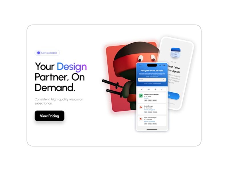 Cover image for Monthly Design Partner