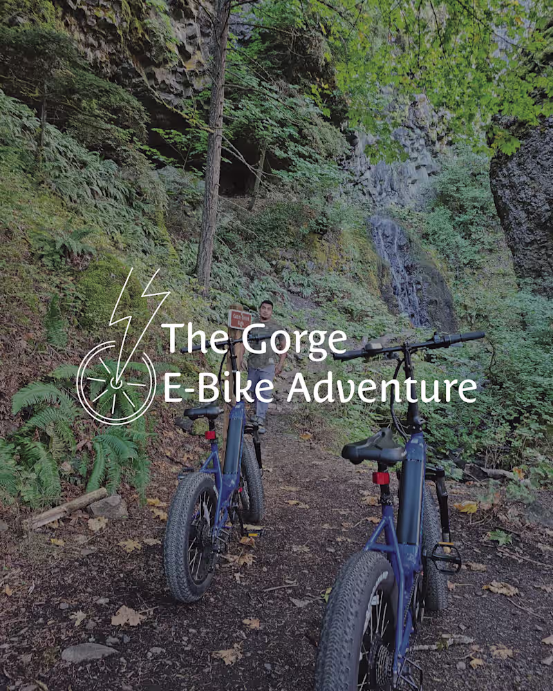 Cover image for Branding For an E-Bike Rentals: The Gorge E-Bike Adventure