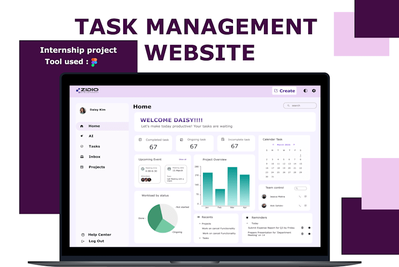 Cover image for Task management website