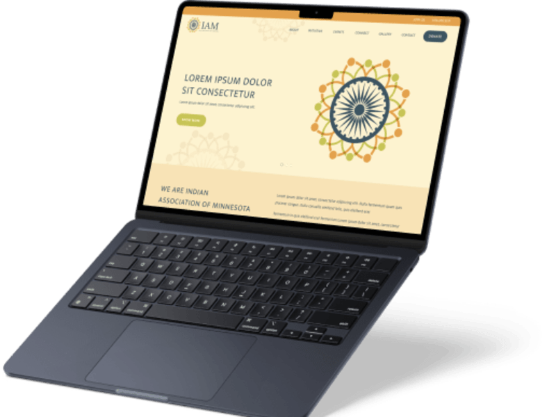 Cover image for IAM- Custom Corporate Website