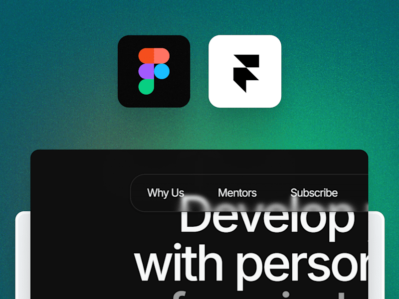 Cover image for I will design websites in figma and develop it on framer
