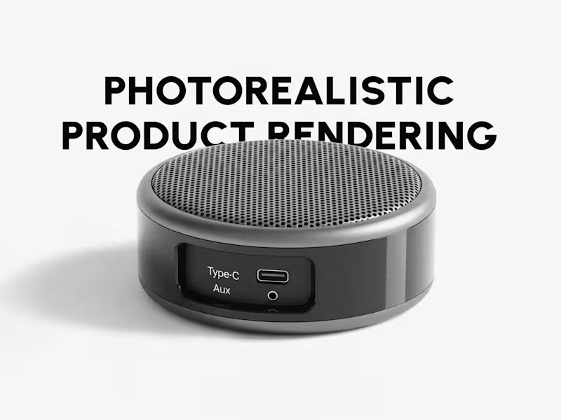 Cover image for Photorealistic 3D Product Rendering & Hyperrealistic Visuals