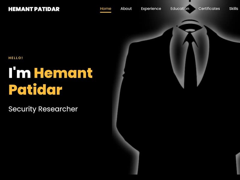 Cover image for Personal Website