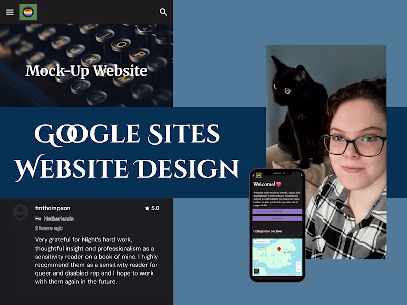 Cover image for I'll Create a Website for You