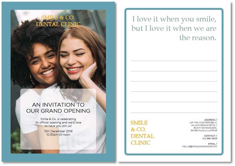 Cover image for Smile & Co. Dental | Design for their Launch Invitation 🦷
